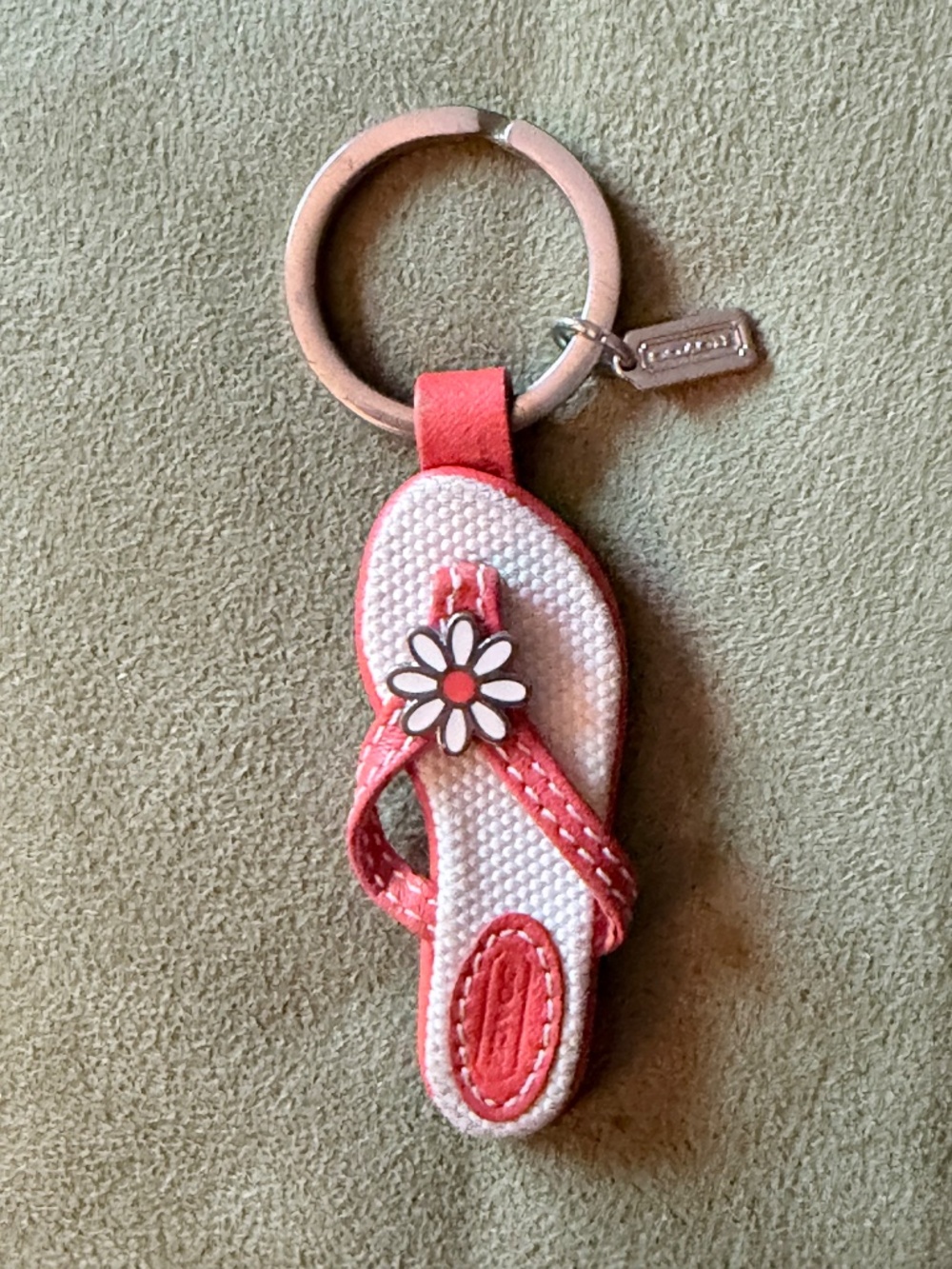 Coach Orange Sandal with Daisy - Excellent shape